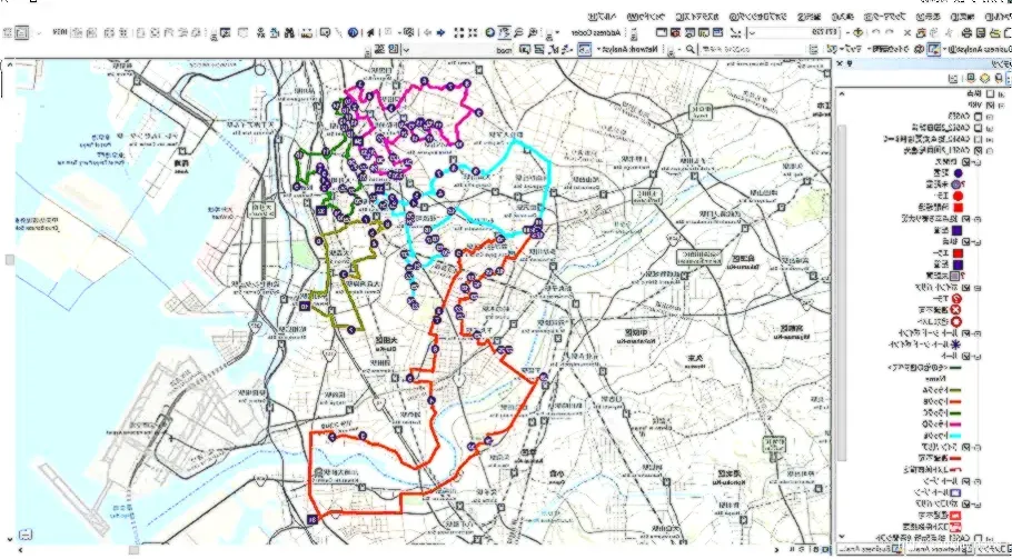 配送拠点マップ